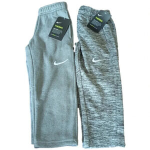 2 Boys Nike Thermal fit fleece pants